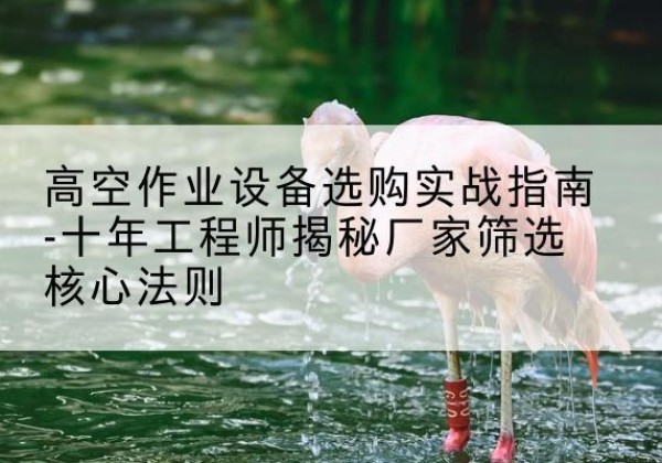 颍州剪叉式升降机厂家-高空作业设备选购实战指南-十年工程师揭秘厂家筛选核心法则